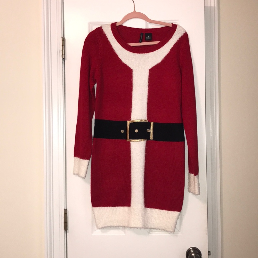 Santa baby sweater dress!